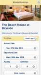 Mobile Screenshot of bookings.thebeachhouseatbayside.com.au